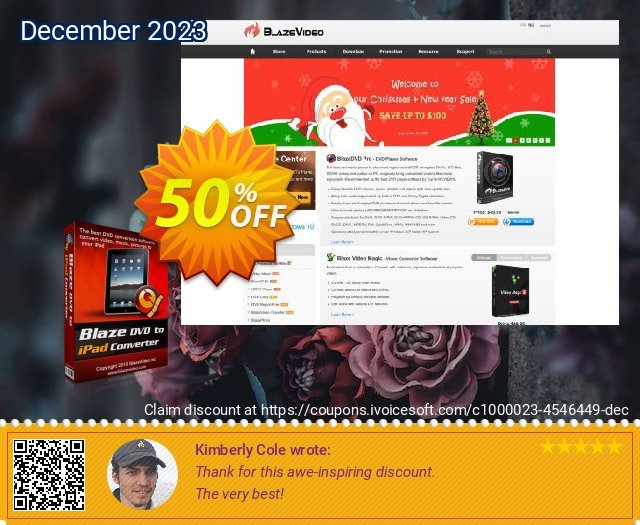 BlazeVideo DVD to iPad Converter terbaru penawaran sales Screenshot