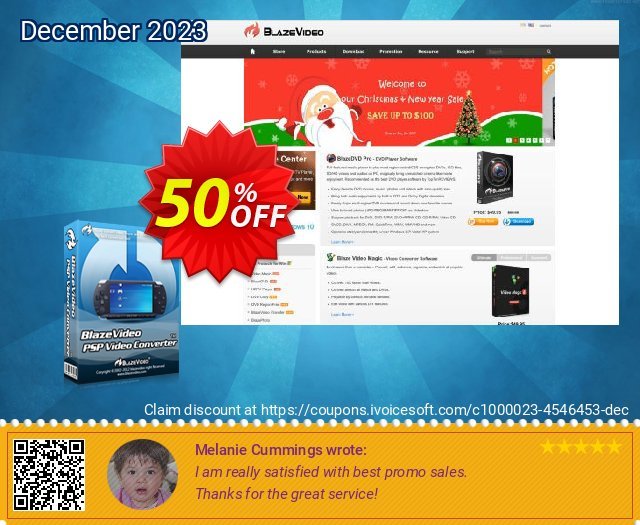 BlazeVideo PSP Video Converter discount 50% OFF, 2024 Resurrection Sunday promotions. Save 50% Off