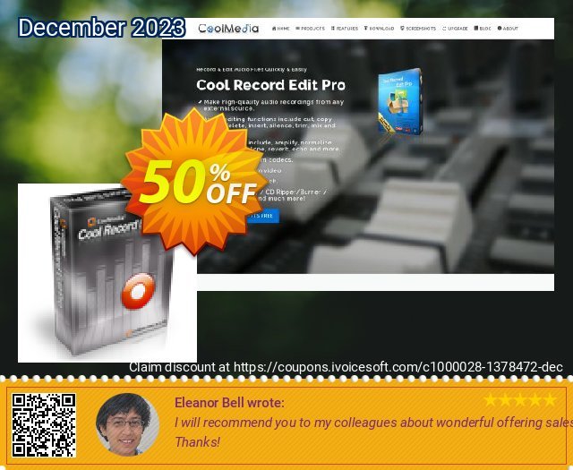 Cool Record Edit Pro überraschend Preisreduzierung Bildschirmfoto