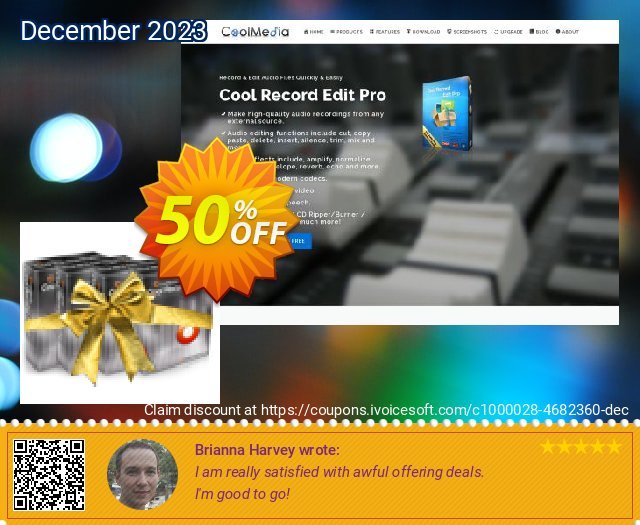 CoolMedia 1 year access subscription discount 50% OFF, 2024 Mother's Day promotions. CoolMedia 1 year access subscription wonderful promotions code 2024