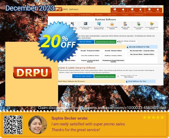 DRPU Rich Snippet Generator Software faszinierende Preisnachlässe Bildschirmfoto
