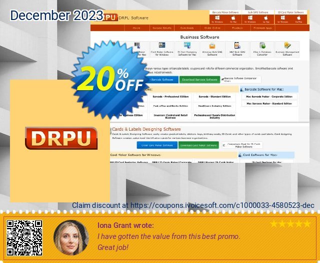 DRPU Excel to vCard Converter Software  특별한   제공  스크린 샷