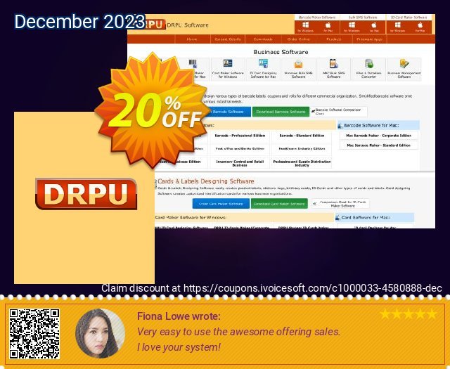 Get 20% OFF DRPU Mac Bulk SMS Software for GSM Mobile Phone - 500 User License deals