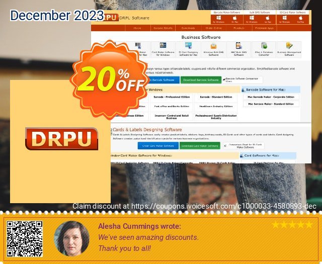 DRPU Mac Bulk SMS Software for GSM Mobile Phone - 100 User Reseller License luar biasa voucher promo Screenshot