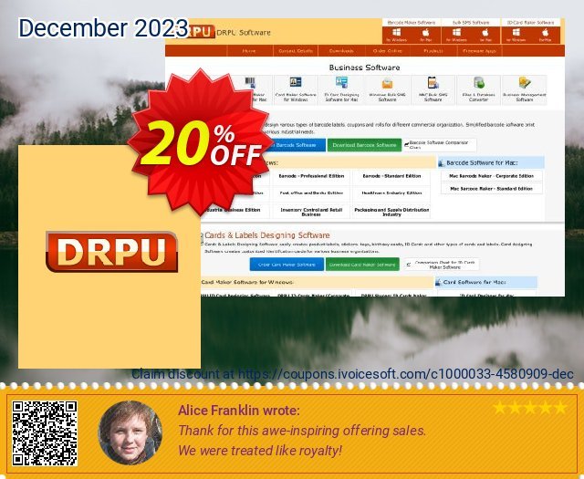 DRPU Mac Bulk SMS Software - Multi USB Modem - 100 User License Spesial voucher promo Screenshot