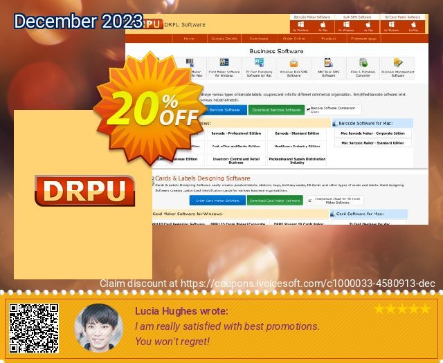 DRPU Mac Bulk SMS Software - Multi USB Modem - 25 User Reseller License unik promo Screenshot