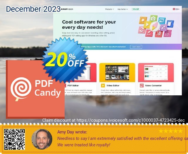 PDF Candy Desktop PRO 令人敬畏的 产品折扣 软件截图