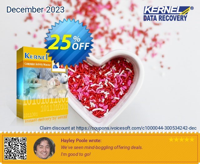 Kernel Computer Activity Monitor (5 Employees) discount 25% OFF, 2024 World Press Freedom Day promotions. 25% OFF Kernel Computer Activity Monitor (5 Employees), verified