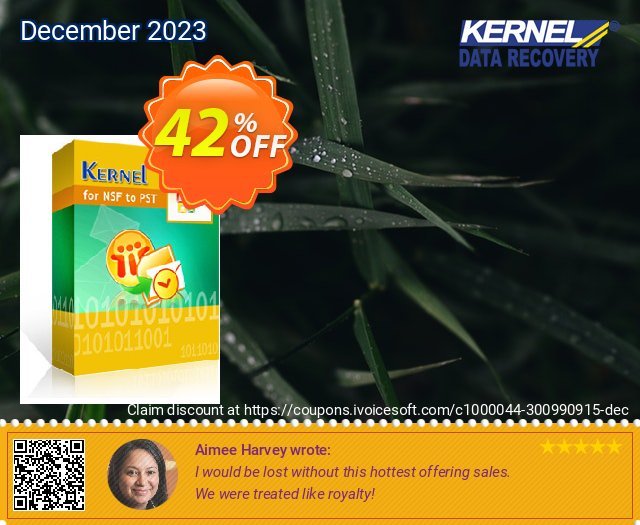 Kernel for Lotus Notes to Outlook (500 NSF Files) yg mengagumkan promo Screenshot