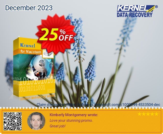 Kernel for Mac Data Recovery discount 25% OFF, 2022 Happy New Year offering sales. Kernel Recovery for Macintosh - Home License wonderful discounts code 2022