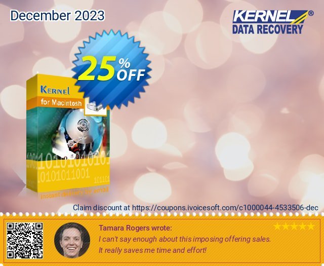 Kernel for Mac Data Recovery (Technician License) discount 25% OFF, 2022 Spring promotions. Kernel Recovery for Macintosh - Technician License stunning sales code 2022
