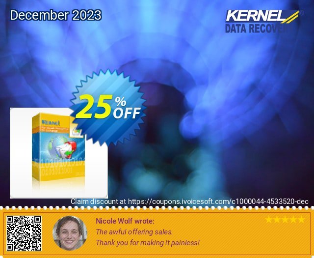 Kernel for Novell GroupWise to Exchange - Technician License wundervoll Nachlass Bildschirmfoto