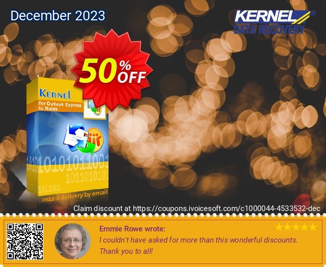 Kernel for Outlook Express to Notes - Technician License  서늘해요   프로모션  스크린 샷