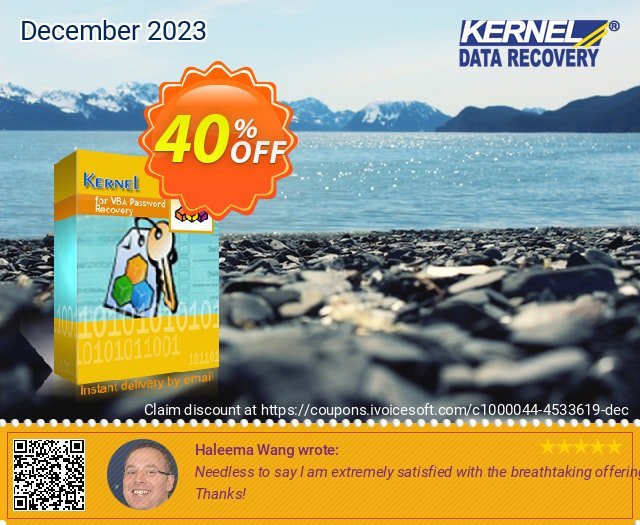 Kernel VBA Password Recovery - Technician License discount 40% OFF, 2022 Christmas & New Year offering sales. Kernel VBA Password Recovery - Technician License wonderful deals code 2022