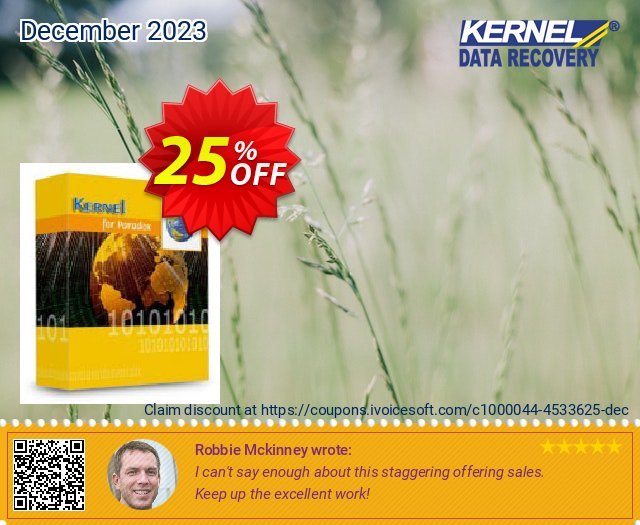 Kernel for Paradox Database Repair (Technician) discount 25% OFF, 2022 Spring offering discount. Kernel Recovery for Paradox - Technician License impressive sales code 2022