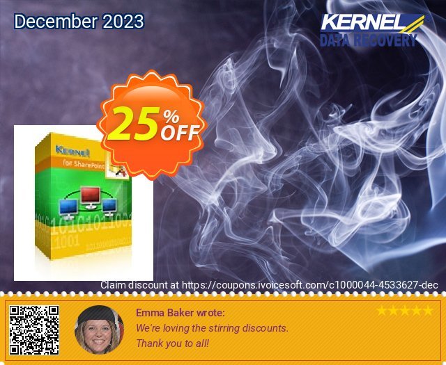 Kernel Recovery for SharePoint - Technician License discount 25% OFF, 2022 New Year's Day offering deals. Kernel Recovery for SharePoint - Technician License fearsome offer code 2022