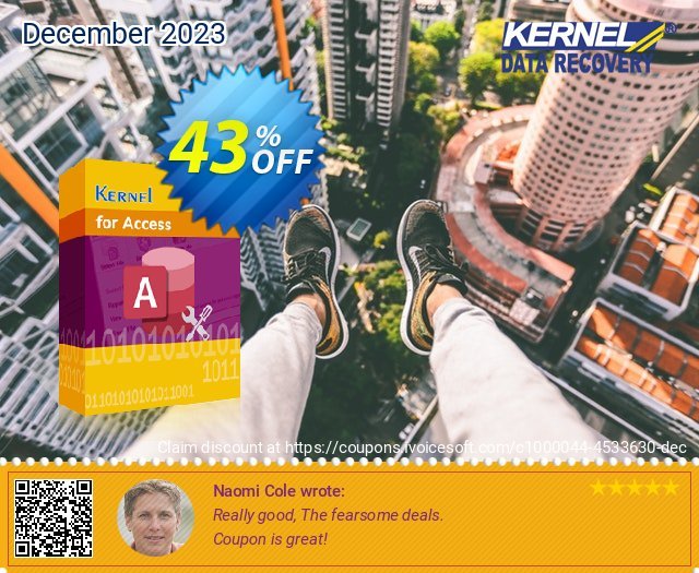 Kernel for Access Recovery 令人震惊的 产品销售 软件截图