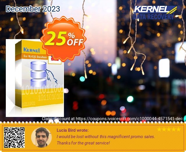 Kernel for MySQL Database discount 25% OFF, 2022 Int's Beer Day discount. Kernel for MySQL Database big promo code 2022