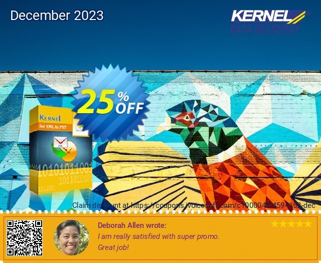 Kernel for EML to PST Conversion - Corporate License discount 25% OFF, 2022 Memorial Day deals. Kernel for EML to PST Conversion - Corporate License special discounts code 2022