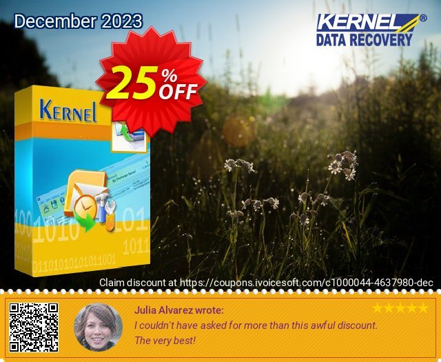 Kernel for Novell GroupWise to Outlook ( Technician ) großartig Promotionsangebot Bildschirmfoto