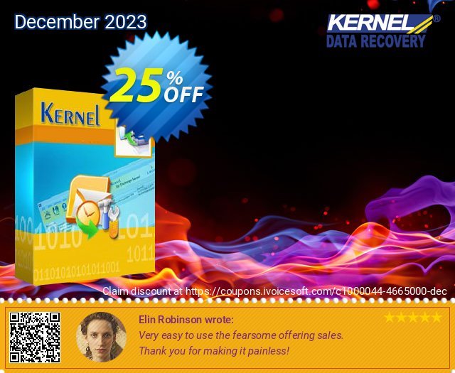 Kernel for PST Compress and Compact – Corporate 壮丽的 交易 软件截图