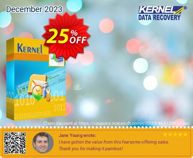 Kernel Office 365 Backup and Restore 惊人的 折扣 软件截图