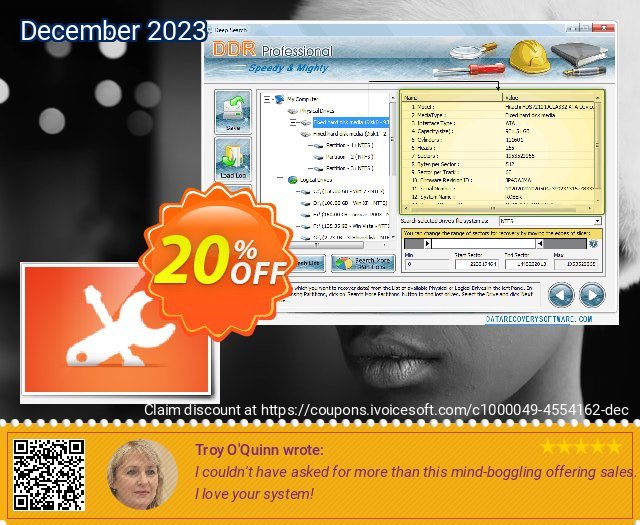 DDR Recovery Software Professional discount 20% OFF, 2022 Memorial Day offering sales. Data Recovery Software Discount Coupon - 20% Off on Product Price!