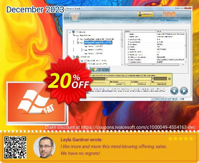Data Recovery Software for FAT discount 20% OFF, 2022 Fourth of July promo. Data Recovery Software Discount Coupon - 20% Off on Product Price!