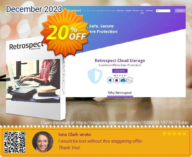 Retrospect Solo discount 20% OFF, 2024 World Heritage Day offering sales. Retrospect Solo v.16 for Windows hottest deals code 2024