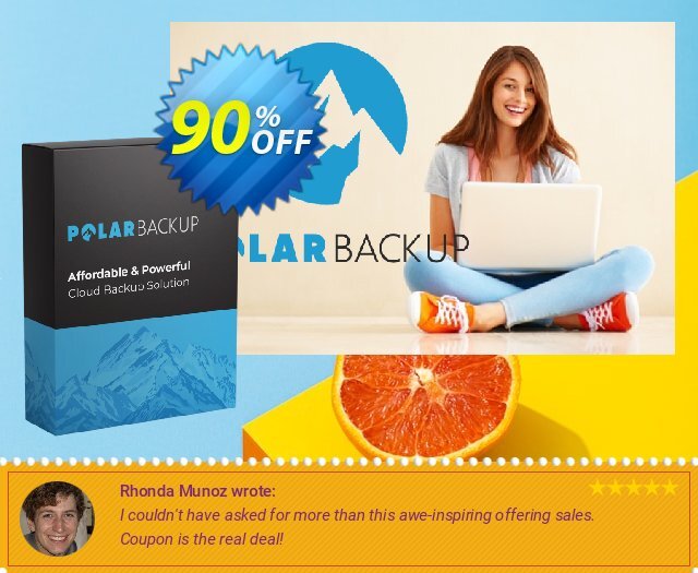 PolarBackup Unlimited Yearly discount 90% OFF, 2024 Easter Day offering sales. 68% OFF PolarBackup, verified