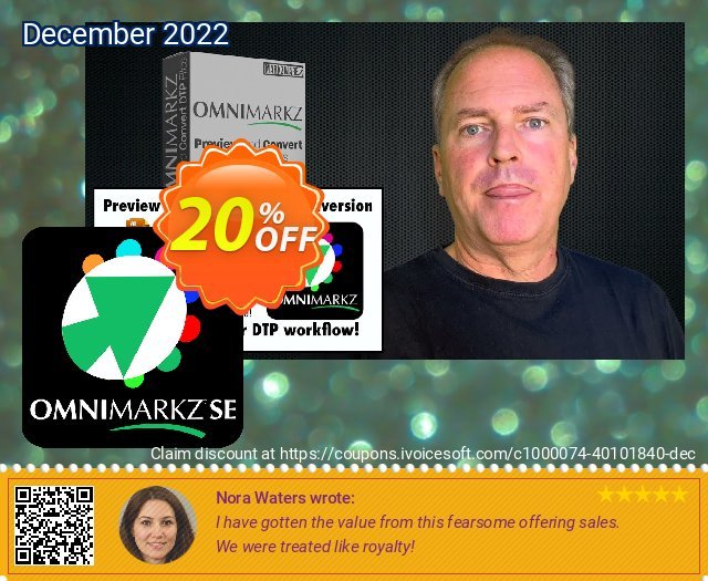 OmniMarkz SE for Windows (Perpetual) discount 20% OFF, 2024 World Heritage Day offering deals. 20% OFF OmniMarkz SE for Windows (Perpetual), verified