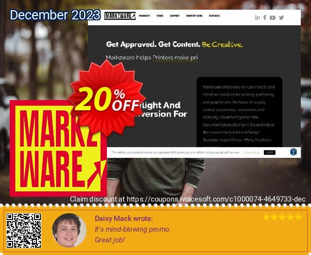 Markzware File Conversion Service (100+ MB) discount 20% OFF, 2024 April Fools' Day promotions. Promo: Mark Sales 15%