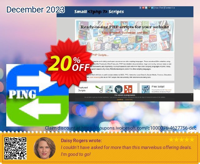 Blog Ping Service Script discount 20% OFF, 2024 Working Day promotions. Blog Ping Service Script Exclusive offer code 2024
