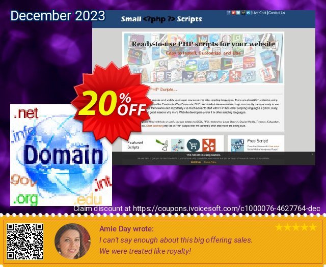 Get 20% OFF Domain Availability Checker and Suggestions Script promo