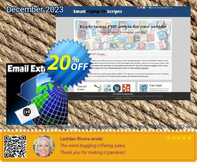 Serp Email Extractor Script 惊人的 产品销售 软件截图