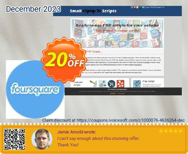Foursquare Places Search Script formidable Außendienst-Promotions Bildschirmfoto