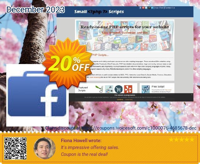 Facebook Local Business Finder Script mewah penawaran promosi Screenshot