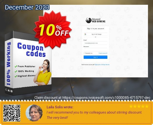 Advanced Web Ranking Enterprise Yearly discount 10% OFF, 2024 World Press Freedom Day offering sales. Advanced Web Ranking Enterprise Yearly big promo code 2024