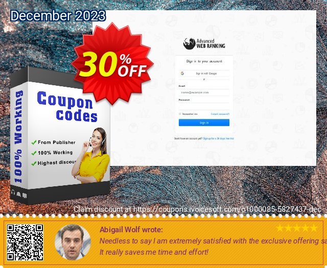 Advanced Web Ranking Enterprise Plus 100 discount 30% OFF, 2024 Memorial Day discount. Advanced Web Ranking Enterprise Plus 100 awesome offer code 2024