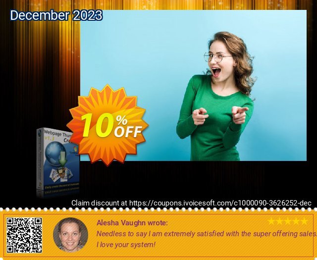 Webpage Thumbnail Creator - Single PC license überraschend Promotionsangebot Bildschirmfoto