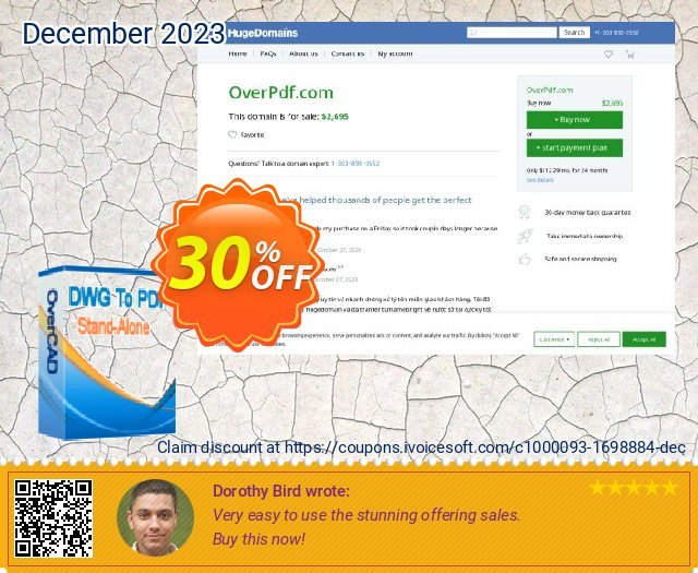 OverCAD DWG to PDF yg mengagumkan penawaran sales Screenshot