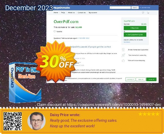 OverCAD PDF to DWG discount 30% OFF, 2024 World Press Freedom Day promo. OverCAD PDF to DWG amazing offer code 2024