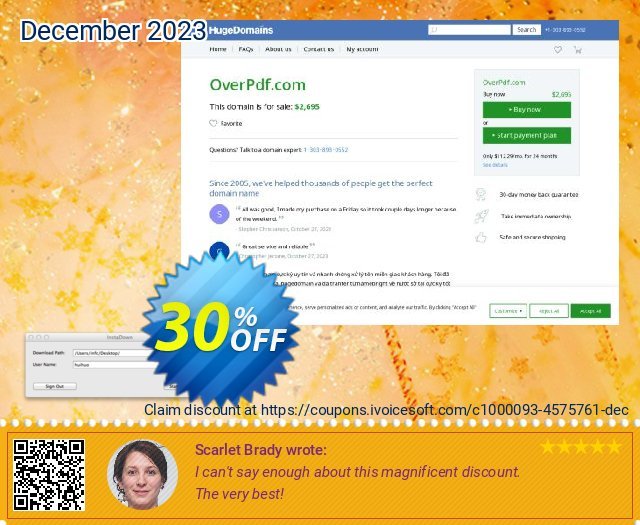 InstaDown for Mac discount 30% OFF, 2024 Working Day offering sales. InstaDown for Mac impressive discount code 2024