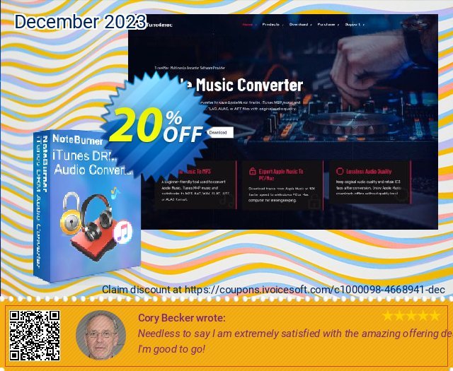 NoteBurner iTunes DRM Audio Converter for Windows discount 20% OFF, 2022 Spring offering sales. NoteBurner iTunes DRM Audio Converter for Windows awful promotions code 2022