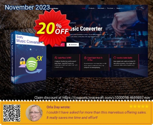 Sidify DRM Audio Converter for Spotify discount 20% OFF, 2022 New Year's Day sales. Sidify DRM Audio Converter for Spotify (Windows) marvelous deals code 2022