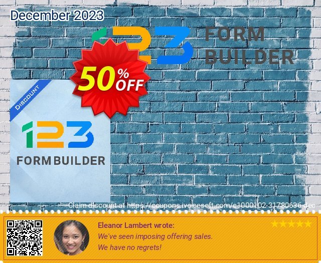 123FormBuilder Team Plan terbaru voucher promo Screenshot