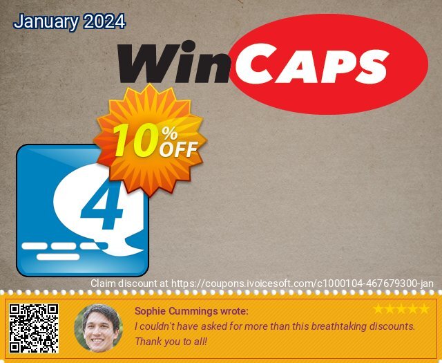 WinCaps Q4 6-Month License 惊人的 产品折扣 软件截图