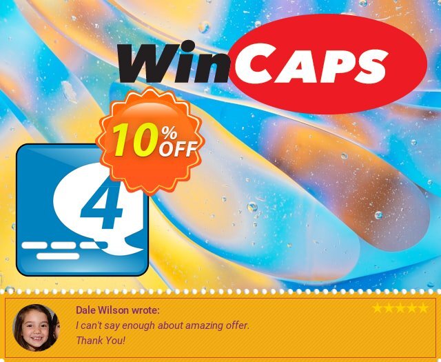 WinCaps Q4 6-Month License 대단하다  프로모션  스크린 샷