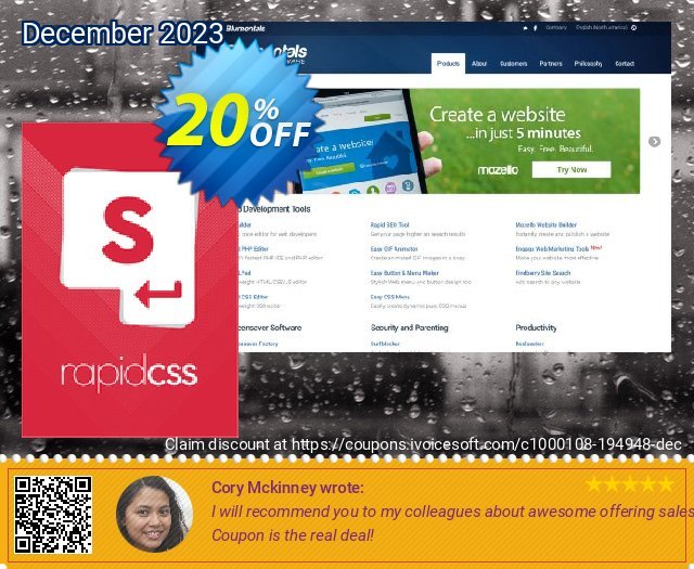Rapid CSS 2018 uneingeschränkt Außendienst-Promotions Bildschirmfoto