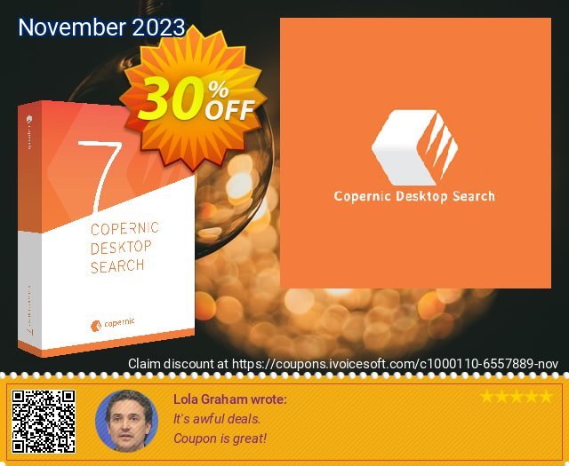 Copernic Desktop Search  - Knowledge Worker Edition (3 years) großartig Promotionsangebot Bildschirmfoto